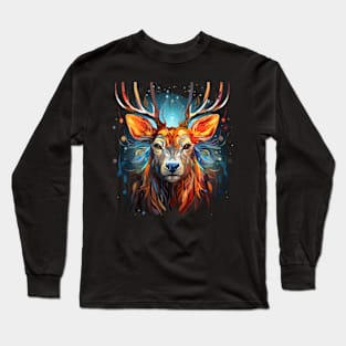 Deer Rainbow Long Sleeve T-Shirt